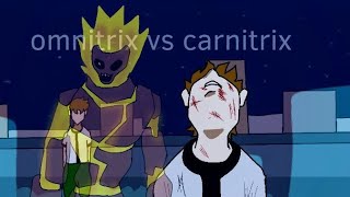 omnitrix vs carnitrix animation [upl. by Fanchon]