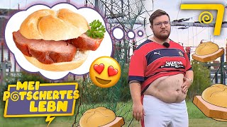 LeberkasExperte Kevin mit K trainiert mit vollem Bauch und Leidenschaft🍔⚽Mei potschertes Lebn ATV [upl. by Nannaihr]