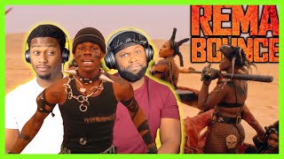 Rema  Bounce Official Music VideoBrothersReaction [upl. by Rutherfurd735]