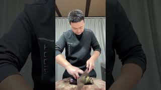 Perfect Eggplant Cutting Design amazingcutting vegetable satisfying [upl. by Latsyrk]