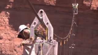 Skywire Live with Nik Wallenda Rigging the Wire  ElectricTV [upl. by Cristine]