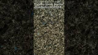 Stone Industry Jewels 22 Lundhs Ocean Granite Norway naturalstone graniteslabs petrology [upl. by Calder992]