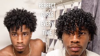 CURLY HAIR ROUTINE 2022  perfect curls every time [upl. by Dever]