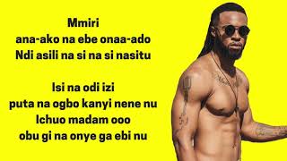 Flavour – Awele ft Umu Obiligbo Lyrics [upl. by Allene]