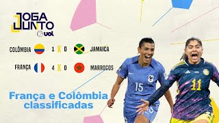 FRANÇA GOLEIA MARROCOS E COLÔMBIA VENCE A JAMAICA NA COPA DO MUNDO FEMININA  0808 [upl. by Poirer775]