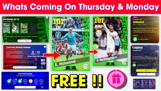 What Is Coming On Thursday amp Next Monday In eFootball 2024 Mobile  Upcoming Potw amp Free Coins 🤩🔔 [upl. by Vargas]