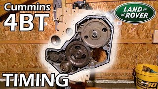 Basic Timing Advance Walkthrough P7100 PPump × 4BT Cummins Discovery 5 Land Rover Build [upl. by Roxy]