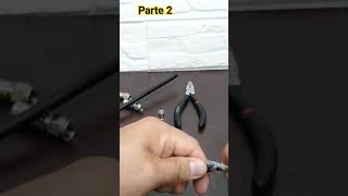 Como conectar cable coaxial facil tutorial tips diy tv antena easy top [upl. by Rodrique]