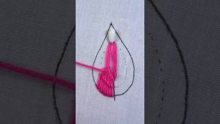 🌼most trending🌼hand embroidery 🌸petal tutorial 🌸reels shorts trending viral fyp [upl. by Rosita]