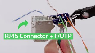 How to Connect SOne Shielded Schneider RJ45 Connector with FUTP Cable  Schneider Electric Support [upl. by Neda866]