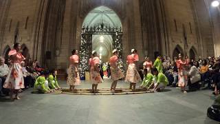 Fast Tinikling Filipino Folk Dance in Pennsylvania USA Cathedral of Learning Open House [upl. by Monjan773]