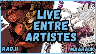 Live spécial dessincomicsanimebédé avec Maaralk amp Radji [upl. by Pouncey688]