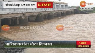 Nashik  Gangapur Dam  नाशिकचं गंगापूर धरण 80  भरलं  Heavy Rain [upl. by Saisoj]