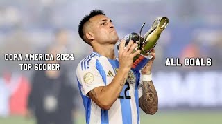 LAUTARO MARTINEZ  ALL 5 GOALS IN COPA AMERICA 2024 [upl. by Azenav]