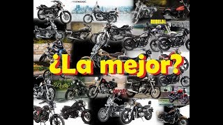 La mejor moto custom de baja cilindrada todas las marcas México 2017 [upl. by Valaria]