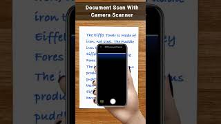 Documents Scan With Camera Scanner [upl. by Odlaniger]