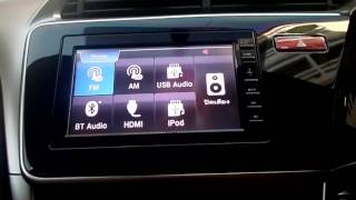 Honda City v 20162017 Sound Radio เครื่องเสียง Honda City [upl. by Izogn]