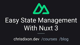 Easy State Management With Nuxt 3 [upl. by Aina]