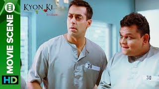 Salman Khan spends time with the mental asylum patients  Movie Scene  Kyon Ki [upl. by Emery199]