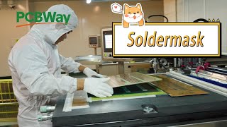 Soldermask  Multilayer PCB Manufacturing Process  11 [upl. by Werdna]