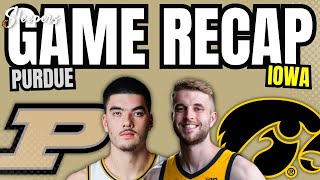 Purdue vs Iowa Game Recap [upl. by Sontich613]