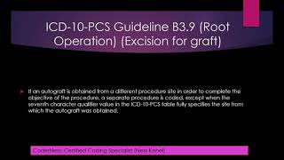 ICD10PCS  Guidelines [upl. by Shargel]