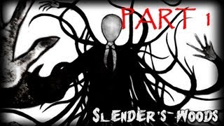 Slender Woods Part 1 Story Mode Scarecam  Reactions [upl. by Teresita]