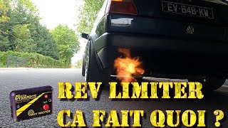 Je fait des FLAMMES avec la GTI  🤫 Grâce à ce boîtier Magique Rev limiter 🔥 [upl. by Christyna]