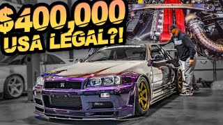 400000 USA Legal R34 GTR STREET PULLS  JDM Collection R32  R33  R34  R35 [upl. by Prent]