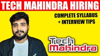 TECH MAHINDRA HIRING 2024  FRESHERS IT JOB  TAMIL [upl. by Maibach56]