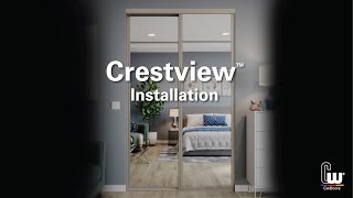 Crestview Closet Door with SoftClose Technology Installation [upl. by Panta45]