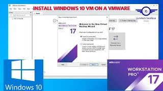 How to Install Windows 10 Client VM StepbyStep on a VMware Workstation Pro 17 [upl. by Yelrihs]