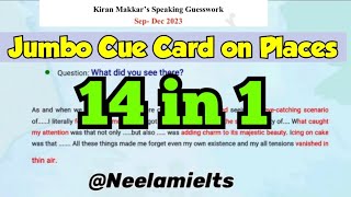 Ielts Speaking makkar list Sept to Dec 2023  New cue cards  14 in 1 cue card  Jumbo cue card [upl. by Anna-Diana]