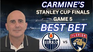 Oilers vs Panthers Picks Predictions and Best Bets  2024 Stanley Cup Finals Game 5  61824 [upl. by Valentina]