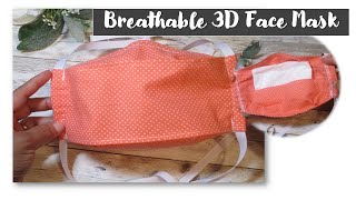 Breathable amp Comfortable 3D Face Mask  HELP TO SLOW THE SPREAD OF COVID19 [upl. by Erdnuaed]