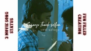 Kannalaga song status  fun filled creation  dhanush  Shruthi Hassan [upl. by Aikar707]