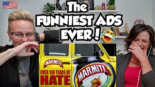 American Couple Reacts Marmite Adverts THE FUNNIEST ADS WEVE EVER SEEN FIRST TIME REACTION [upl. by Ballard]