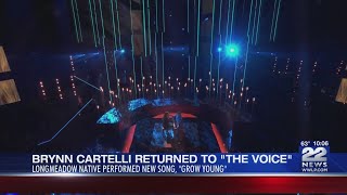 Brynn Cartelli performs on The Voice’s results show Tuesday night [upl. by Enelez]