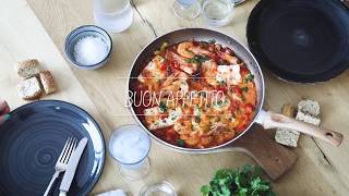 Spicy Prawns Saganaki with feta amp ouzo by Cucina Caruso [upl. by Sunny]