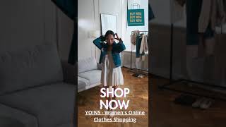 yoins clothing try on haul online [upl. by Ennaegroeg848]