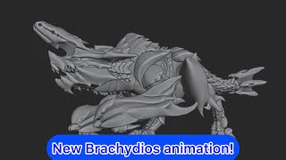 New Brachydios animation Monstrous Battlegrounds [upl. by Riebling]