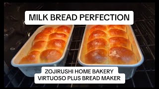 WE MADE THE PERFECT MILK BREAD ROLLS USING THE ZOJIRUSHI BREADMAKER SO FLUFFY [upl. by Viccora]