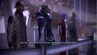 Mass Effect 3  Cutscene  Council Meeting [upl. by Nnylirak379]