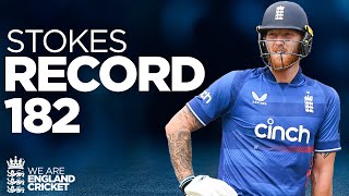 🔥 Stokes Scores Record Century  📺 Highest ODI score IN FULL  England v New Zealand 2023 [upl. by Felder]