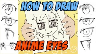 Beginner Guide pt 2 how to draw anime eyes Tutorial [upl. by Jenny]