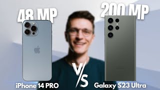 Najlepszy telefon do zdjęć Samsung S23 Ultra VS iPhone 14 Pro  porównanie funkcji fotograficznych [upl. by Ennayar]