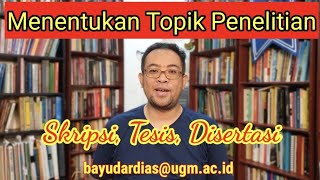 Mencari Permasalahan Untuk Skripsi TesisampDisertasi Awet Sampai Wisuda  Eps14 [upl. by Doner861]