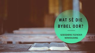 WoordSterk Wat sê die Bybel oor Godsdiens [upl. by Suoicul533]