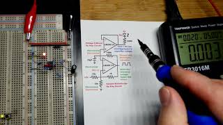 2 Op Amp LED Fading On Off Circuit using LM358 [upl. by Leamsi704]