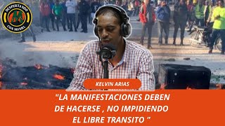 Kelvin Arias quotLas manifestaciones deben de hacerse no impidiendo el libre tránsitoquot ocoatv [upl. by Klement836]